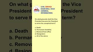 Comprehensive Civil Service Examination Reviewer 2024 shorts civilservicereview [upl. by Nileak]