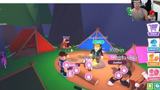 Playing Adopt Me in Roblox  SISBRODAD Having Fun [upl. by Farrish]