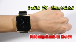 Iradish Y6 Smartwatch From CoolicoolCom [upl. by Orelee495]