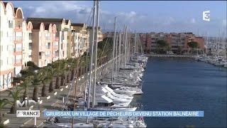 Visite de Gruissan un village de pêcheur devenu station balnéaire [upl. by Graybill497]