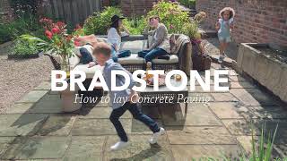 How To Lay Concrete Paving  Bradstone [upl. by Onibas]