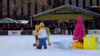 The Simpsons On Ice The Simpsons Theme [upl. by Rriocard]