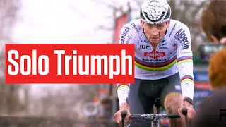 Mathieu Van Der Poel UNSTOPPABLE Wout Van Aert Unlucky In Hulst World Cup [upl. by Normalie]