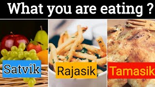 Three types of meals according to ayurveda  Satvik Rajasik Tamasik What should you eat [upl. by Doughty]