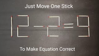 24 Mathstick puzzle To Increase your mind powerMaths puzzle To Increase your IQ level puzzlegame [upl. by Liesa447]