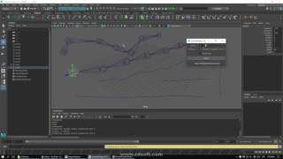 Curve to joints MAYA Python [upl. by Dupuy757]