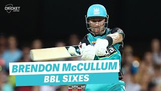 Every one of Brendon McCullums BBL sixes [upl. by Mehalick507]