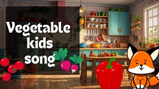 Vegetable Song  Songs for kids  The Singing Walrus l Veggie Dance  vegatablekids usakids [upl. by Notserk]