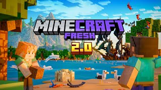 УЛУЧШЕННЫЙ МАЙНКРАФТ СБОРКА 1201  FRESHCRAFT 20 Remake [upl. by Siekram395]