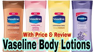 Best Vaseline Skin Whitening Body Lotions Which Vaseline lotion is the bestFor fast glowing skin [upl. by Adnauqal]