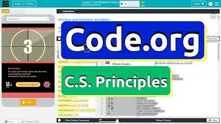 Codeorg Lesson 72A Conditionals Practice  Answer Tutorial  Unit 4 CS Principles 2023 [upl. by Clift]