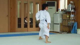 6 kyu Pinan Sandan Rika Usami Shito Ryu Purple Belt [upl. by Feldstein8]