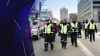 À Québec les manifestants promettent de revenir dans deux semaines [upl. by Adiesirb]