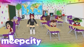 🌍CLASE DE GEOGRAFIA🏫Roblox School Meep City [upl. by Oconnor]