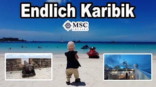 Von Brasilien in die sonnige Karibik 🛳️ MSC Weltreise 2024 mit der MSC Poesia 023 [upl. by Yralam]