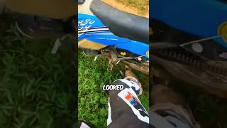 Bikers Leg Looks Twisted After Bad Motocross Crash 😳 [upl. by Attelocin]