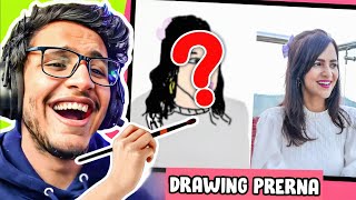 TRIGGERED INSAAN  Drawing Prerna on stream😆 [upl. by Barby]