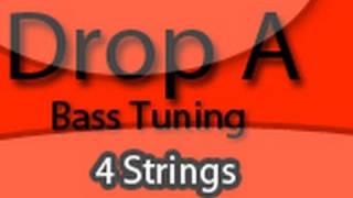 Drop A Tuning 4 String Bass [upl. by Sena]