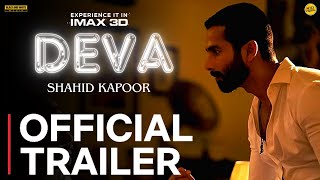 DEVA 2024  Official Trailer  Shahid Kapoor  Pooja Hegde  Deva Movie Trailer  deva [upl. by Eisteb]