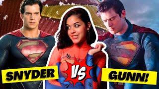 James Gunns NEW SUPERMAN vs HENRY CAVILL WHO is BETTER [upl. by Calbert599]