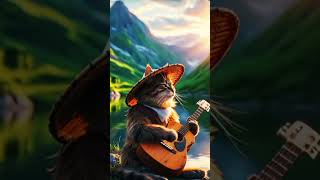 Cute baby cat gitara muzik sol motion trendingshorts cutebaby cat cutebaby videoviral cute [upl. by Cutlor]