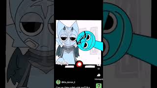 fakecollab animation flipaclip meme memes sprunki myoc diamond [upl. by Leur]