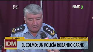 El colmo Un policía robando carne [upl. by Urbano]