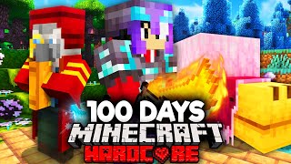 I Survived 100 Days in a CUSTOM Minecraft update [upl. by Elden262]