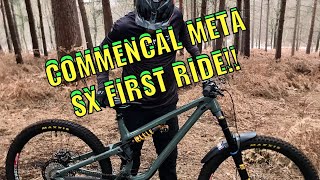 COMMENCAL META SX FIRST RIDE [upl. by Yrret660]