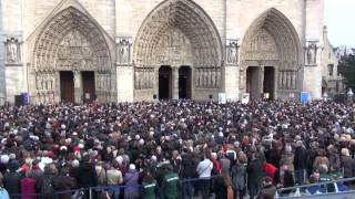 Sonnerie des cloches de Notre Dame Inauguration Introduction [upl. by Rotsen]