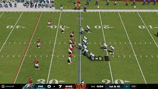 Madden NFL 25  Philadelphia Eagles vs Washington Commanders  Gameplay PS5 [upl. by Abrams]