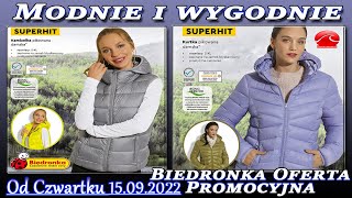 Biedronka Oferta Promocyjna Od Czwartku Od 15092022  Modnie i Wygodnie – Modowe okazje [upl. by Tiffani]