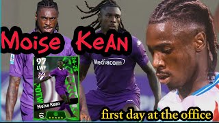 FIRST IMPRESSION  MOISE KEAN 💀  efootball25 moisekean fiorentina seriea 🤍 [upl. by Aihsemaj]