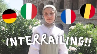 my interrail experience  italy germany belgium france [upl. by Acire]