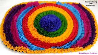 Super Easy Doormat IdeaHow To Make Doormatdoor matDoormat Making At HomePaydan Banane Ka Tarika [upl. by Rosamond824]