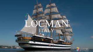 Locman Goes on board the Amerigo Vespucci for the 20232025 World Tour [upl. by Latnahc932]