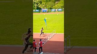 110m Boys Hurdles Super Slow Motion [upl. by Yahsed]