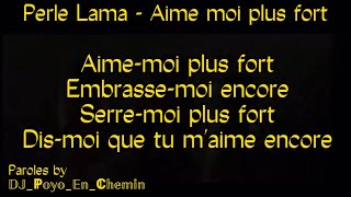 ⁠42 perlelama  Aimemoi plus fort  Paroles karaoké [upl. by Newcomer253]