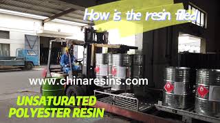 Professional unsaturated polyester resin manufacturing Factory UPR [upl. by Damal]