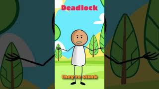 Programming analogies Deadlock  Sticky animation viralvideo animation short [upl. by Sherwin]