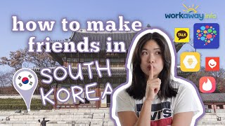 solo travel tips 🇰🇷 5 ways to make friends in South Korea as a foreigner [upl. by Airot]