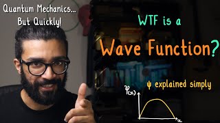 Wave Functions in Quantum Mechanics The SIMPLE Explanation  Quantum Mechanics But Quickly [upl. by Nordine]