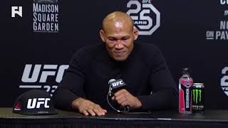 UFC 230 Ronaldo Jacare Souza PostFight Press Conference [upl. by Hak960]