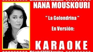 Nana Mouskouri  La Golondrina  KARAOKE DEMO Nº 01 [upl. by Ofelia]