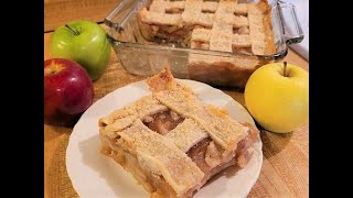 Apple Cobbler with Pie Crust 🍎🍏Old Fashioned Apple Cobbler Recipe 🥧👨‍🍳 [upl. by Yevreh]