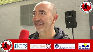 Interview de JF Vandenheede après 12 S MOUSCRON  B FUTSAL JETTE 83 9224  coupe de Belgique [upl. by Hak424]