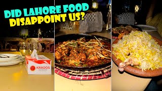 Our Food Experience In Lahore 🤐 Krados Restaurant Johar Town Lahore  Food Review  Chicken Karahi [upl. by Ariday42]