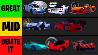 Ranking Every Licensed Car From Driving Empire [upl. by Valdas211]