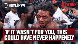 Terence Crawford amp Errol Spence Jr Share Heartwarming Moment In The Ring  SHOWTIME PPV [upl. by Radborne543]