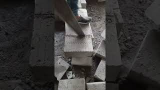 SIPOREX BLOCK CUTTING [upl. by Alyekahs]